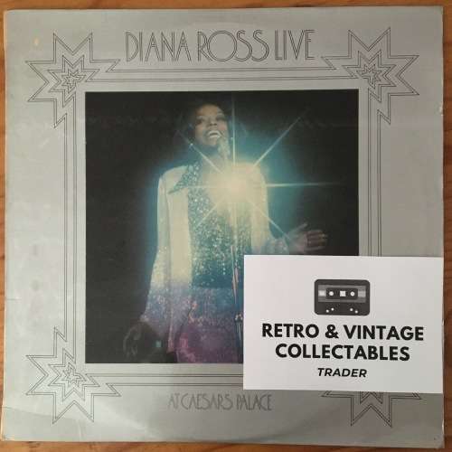 Diana Ross - Live At Caesars Palace LP VG-/G+ SA Pressing