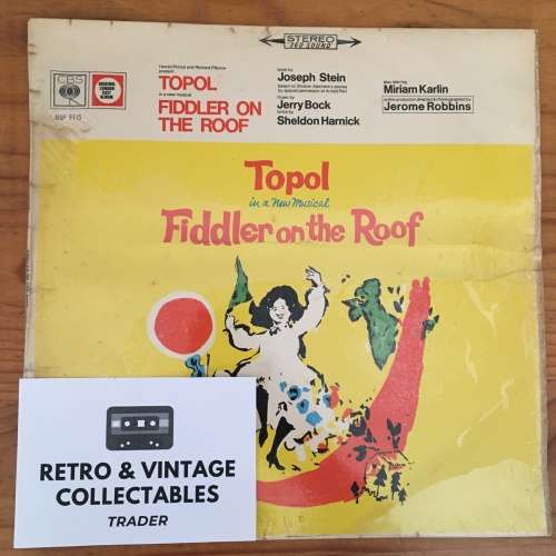 Fiddler On The Roof - Soundtrack / Topol and Cast LP G/G- SA Pressing