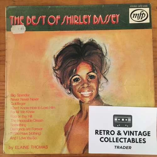 Elaine Thomas - The Best Of Shirley Bassey (Cover Versions) LP G+/G SA Pressing