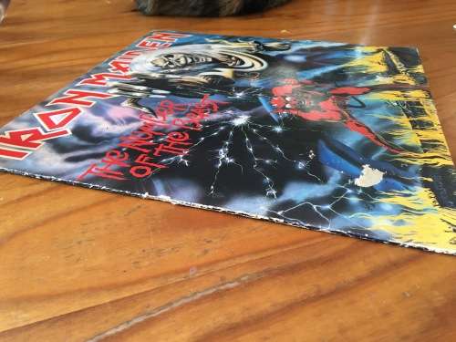 Iron Maiden - Number Of The Beast LP G+/VG UK Pressing