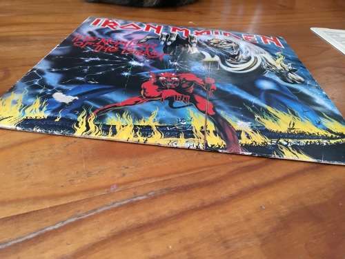 Iron Maiden - Number Of The Beast LP G+/VG UK Pressing