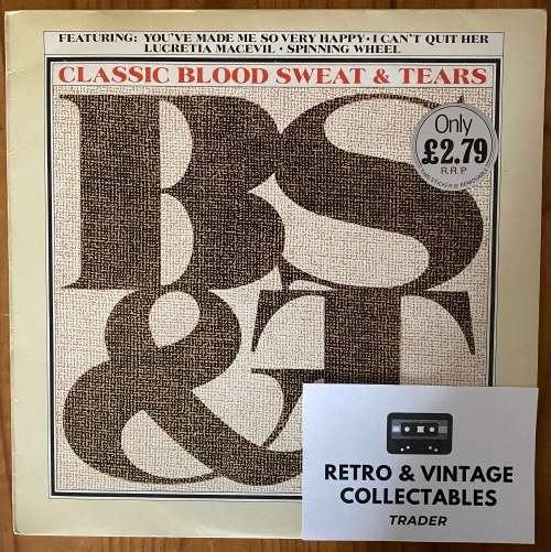 Blood Sweat & Tears - Classic B S & T LP VG+/VG+ UK Pressing
