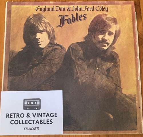 England Dan & John Ford Coley - Fables LP VG/VG+ SA Pressing