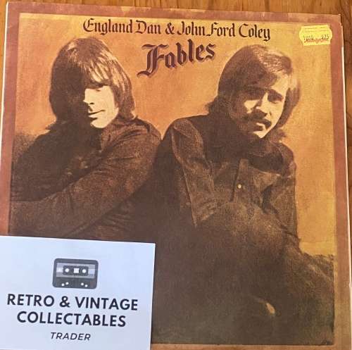 England Dan & John Ford Coley - Fables LP VG+/VG+ SA Pressing