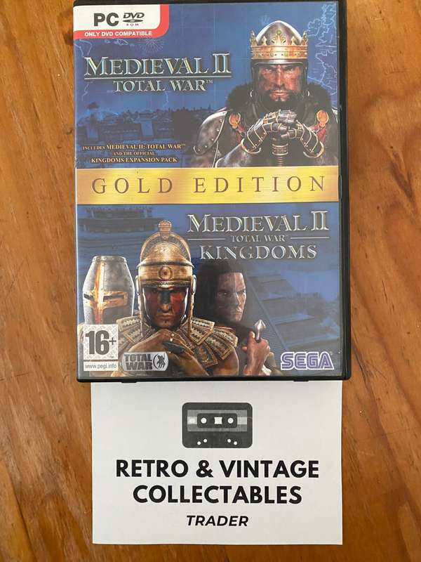 Medieval II Total War & Kingdoms  Gold Edition PC ***CASE & BOOKLET ONLY***