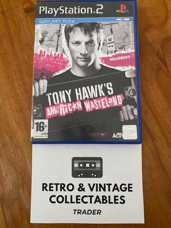 Tony Hawks American Wasteland PS2 ***CASE & BOOKLET ONLY***