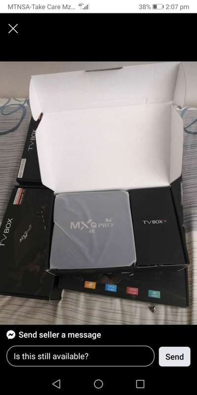 Android smart TV Box 4GB Ram 64GB storage memory