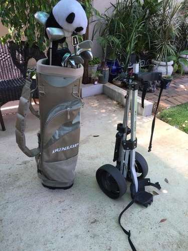 Dunlop womans golf set, bag and trolley