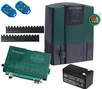 Centurion D5 Evo, 4m rack& 7ah battery,2 remotes - Complete Kit. NEW!!!