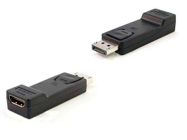 Male Displayport to HDMI Female Adapter (HP & Dell Notebooks)
