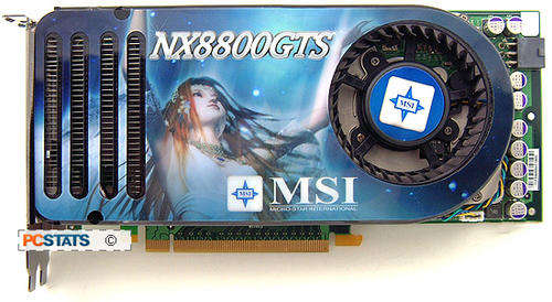 MSI NX8800GTS Graphics Card 320MB GDDR3 1700MHz Memory 320Bit