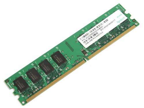 Apacer 2GB DDR 2 / 800Mhz Memory ( Price reduced for this week only )