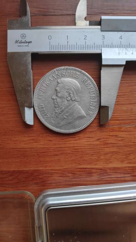 1892 ZAR Single Shaft 5 Shilling