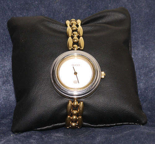SAVE !!! SAVE !!! GUCCI GOLD PLATED LADIES QUARTZ WATCH - EXCELLENT CONDITION