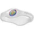 Power Balance--Silicone Bracelet Wristband--WHITE--EXTRA LARGE-