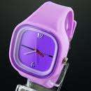 UNISEX JELLY SILICONE WATCH - PURPLE -