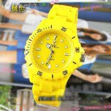 YELLOW Fashionable TOY WATCH - Good Quality with Batteries included