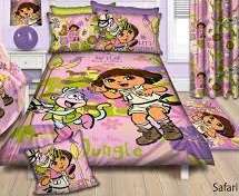 Dora - Safari In the Jungle  (Single Bed Duvet Set)