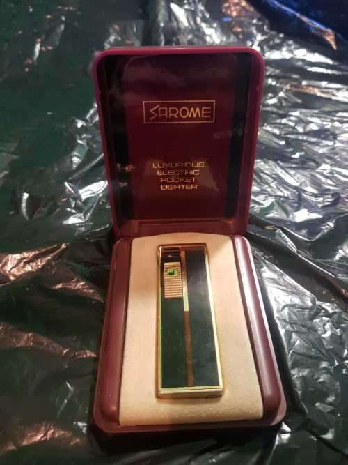 Vintage Sarome Lighter working in box Courier R100