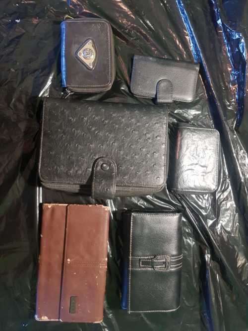 Lot of OLD Purses and wallets Courier R100