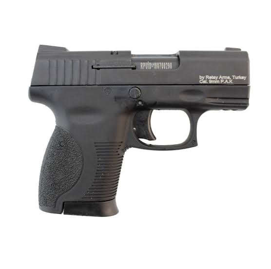 RETAY P114 BABY GLOCK 9MM BLANK & PEPPER GUN +10 BLANK ROUNDS