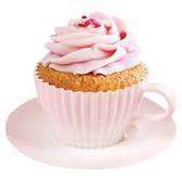 Bake & Serve Cupcakes 4 cups , 4 saucers