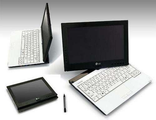 LG C1 Express Dual Tablet-Laptop Core 2 Duo Windows 7, 1.5GB RAM 80GB HDD, MS Office