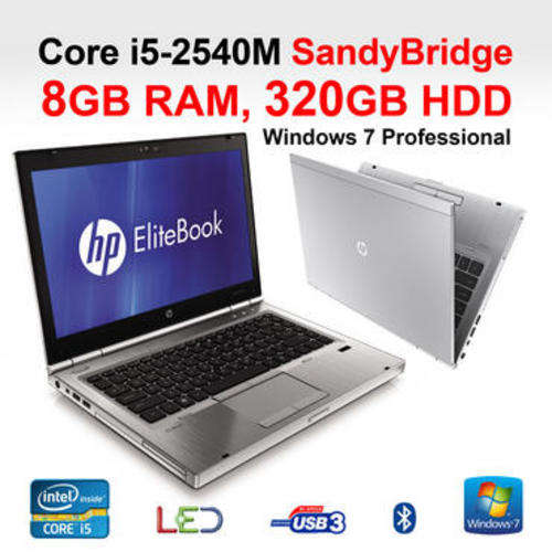 Demo Unit! 3G+GPS **R20 000** HP 8460P Elitebook, Core i5, 8GB RAM, 320GB, Win 7, Office, Warranty