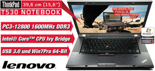--Late Entry-- New! Extended Battery+Nvidia+8GB Ram+500GB **R19,000** Lenovo T530 Core i7 3rd Gen