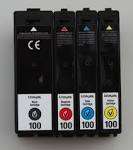 LEXMARK 100 XL FULL SET GENERIC COMPATIBLE