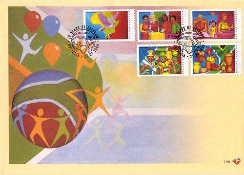 10 Years of Freedom Commemorative FDC