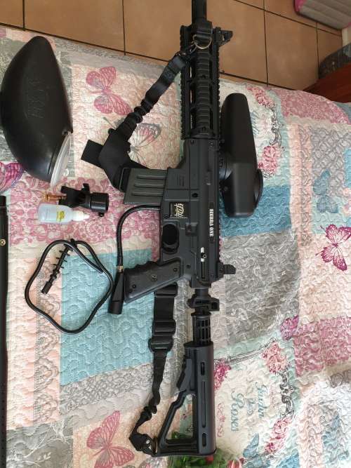 tippmann sierra one self defence paintball gun including extras