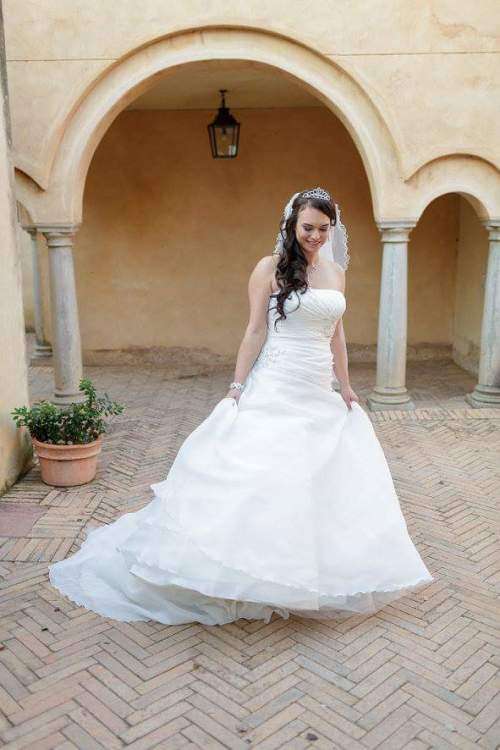 Elegant Demetrios Wedding Dress