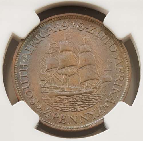 1926 1/2P MS64 BN!