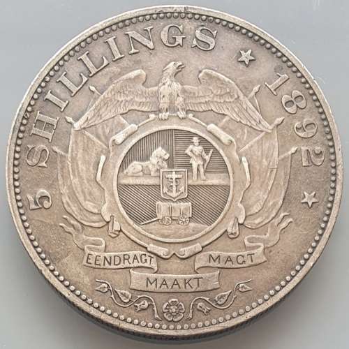 Ex-mount 1892 5 Shillings Single Shaft