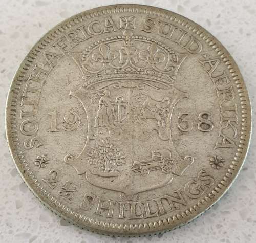 1938 Two and a Half Shilling.