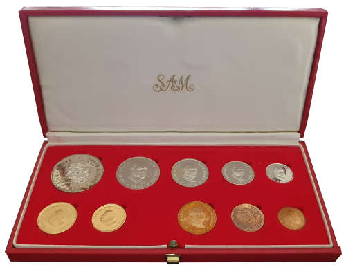 1982 Long Proof Set With Gold
