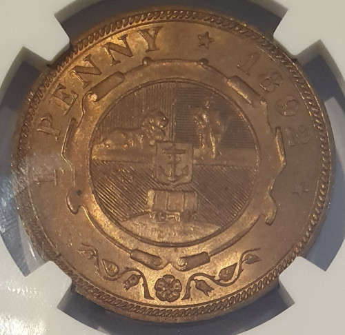 1892 Penny MS64 RB