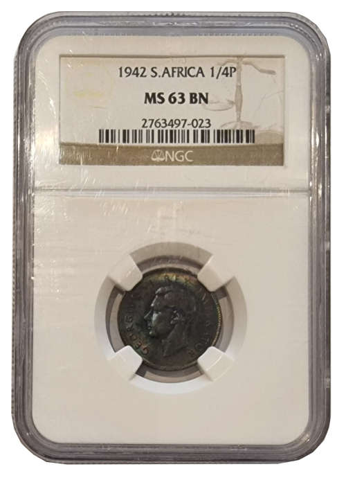 1942 1/4P MS63BN