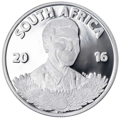 2016 Proof Protea Silver R1 - Life of a Legend