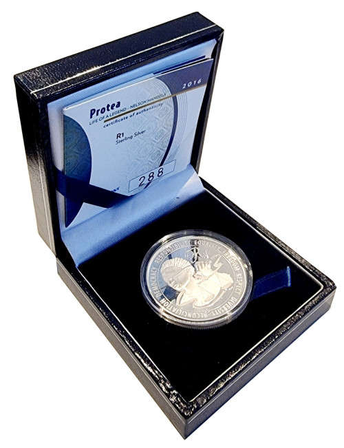 2016 Proof Protea Silver R1 - Life of a Legend