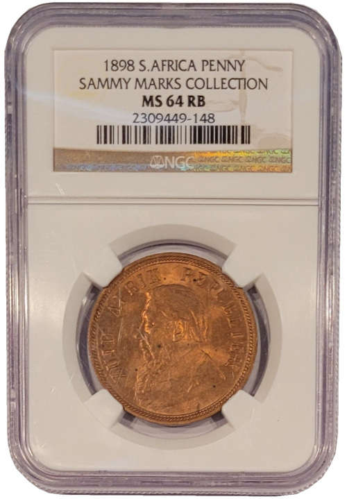 *Incredible* 1898 Sammy Marks Penny MS64RB