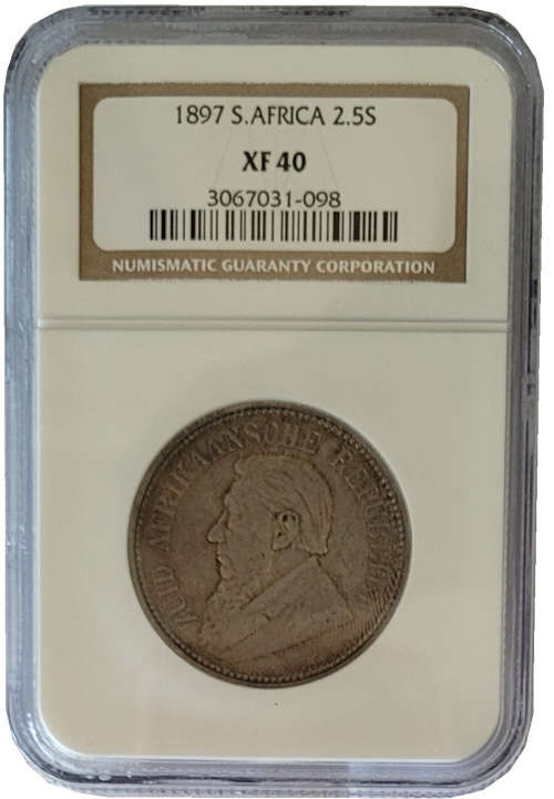 1897 2.5 Shillings XF40