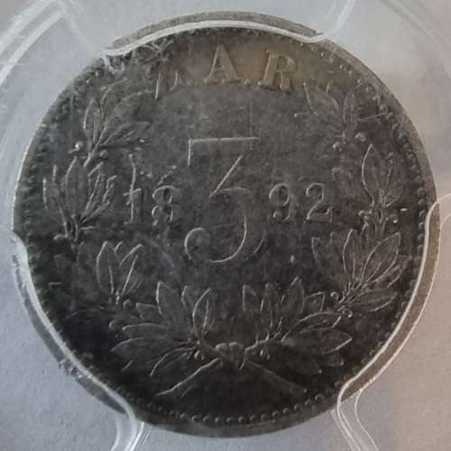 *Scarce* 1892 3D AU53