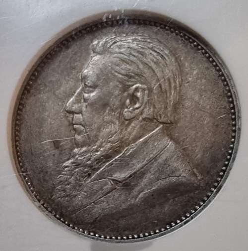 1897 Shilling AU50