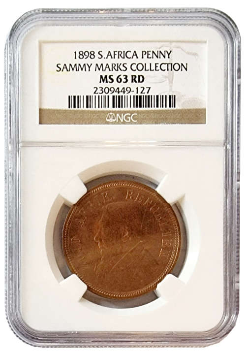 *Incredible* 1898 Sammy Marks 1P MS63RD