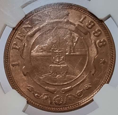 *Incredible* 1898 Sammy Marks 1P MS63RD