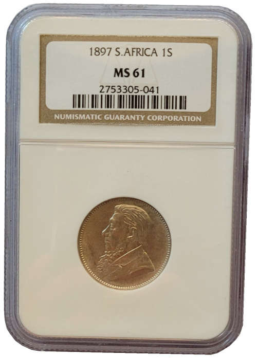 1897 Shilling MS61