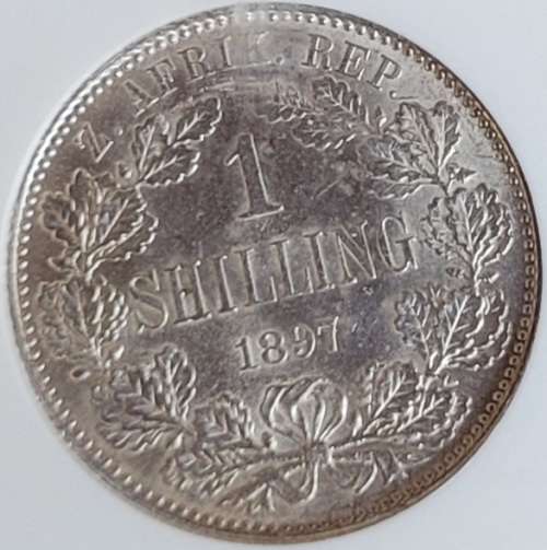 1897 Shilling MS61