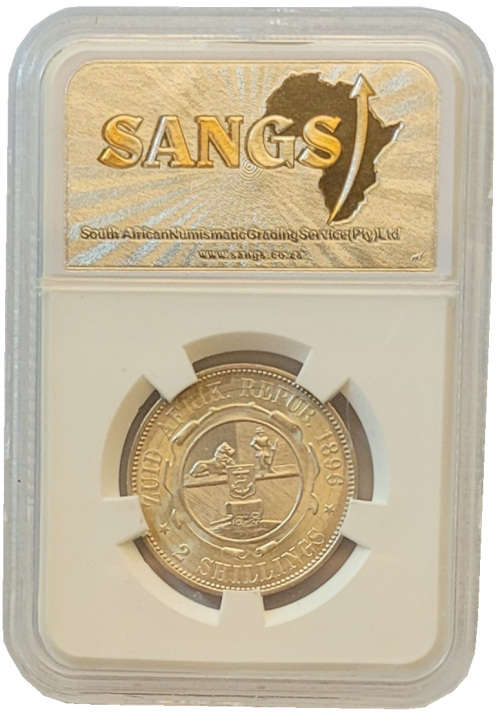1896 2 Shillings MS63